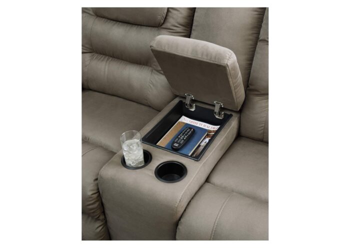 McCade Reclining Loveseat with Console - Image 4